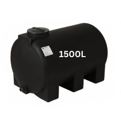 Črn rezervoar za pitno vodo 1500 L